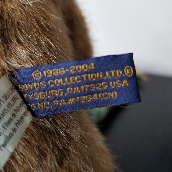 2004 Boyd’s Bear Best Dressed 10” Tall Frazier In Christmas Tree Costume W/Tags. - Picture 15 of 16